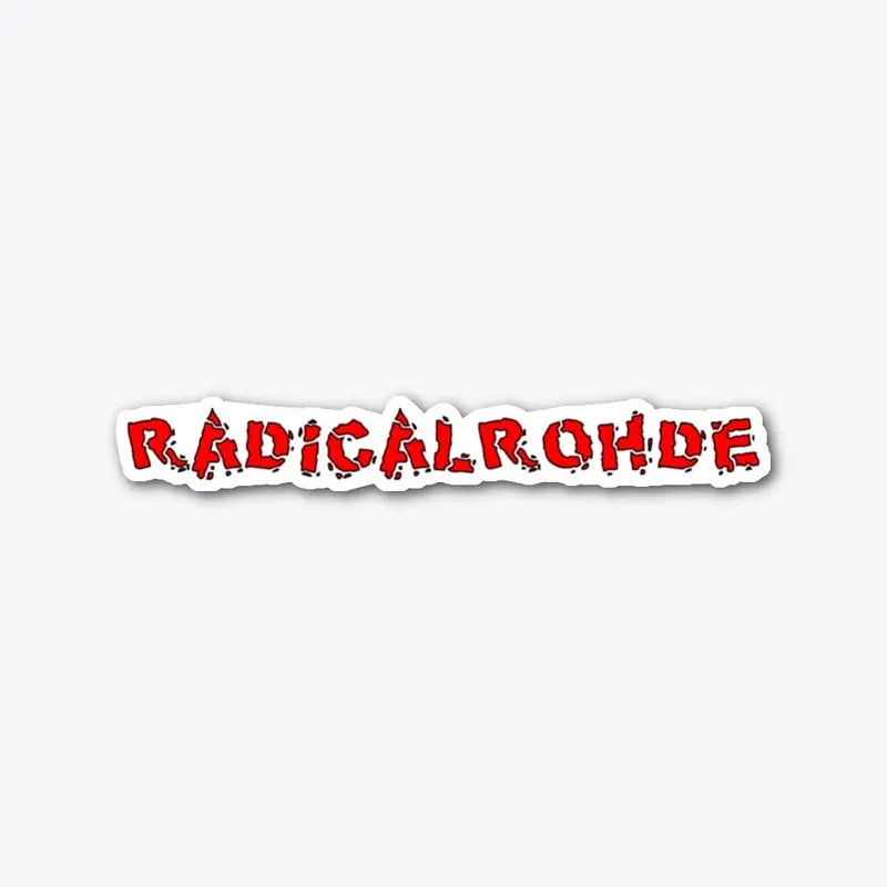 RadicalRohde Name Sticker